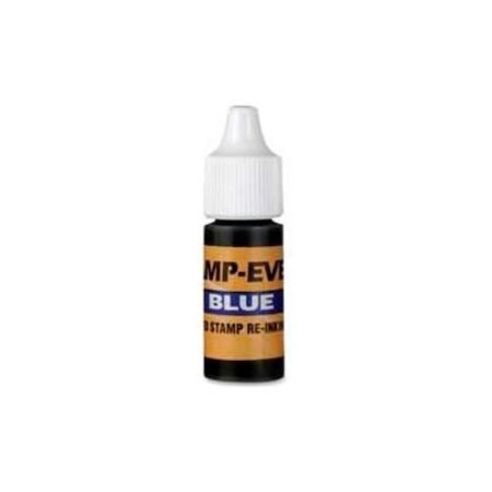 U.S. STAMP & SIGN U.S. Stamp & Sign Ink Refill, For Pre-Inked Stamp-Ever® Stamps, 0.24 fl. oz. Bottle, Blue 5029